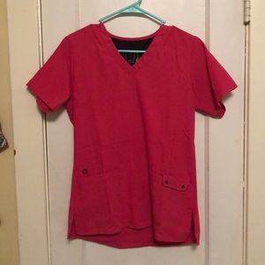 Hot pink scrubs